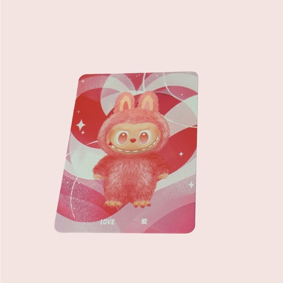 100% Authentic Big into Energy LOVE Labubu from Popmart w drawstring bag! - Picture 5 of 6